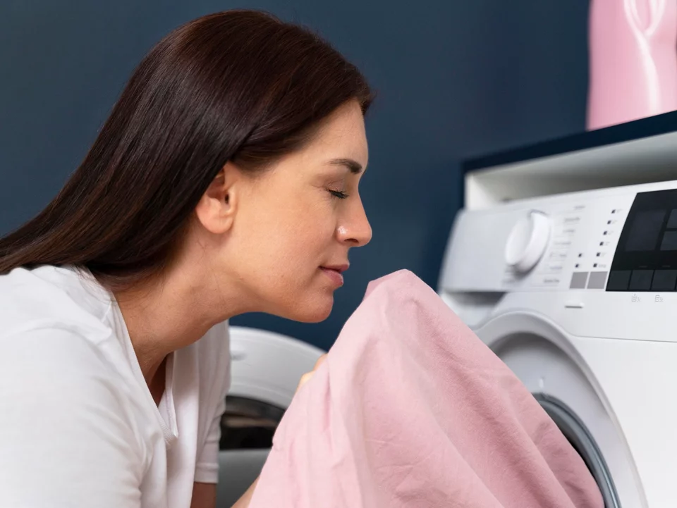 Ein halbes Glas dieser Flüssigkeit, und Ihre Wäsche wird weich, duftend und wie neu!