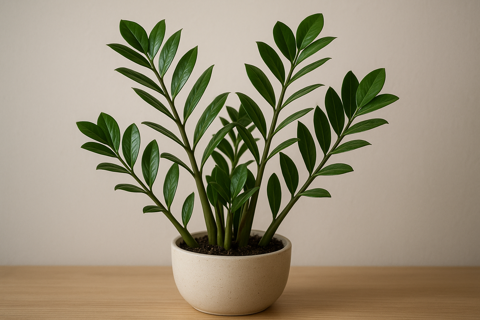 Zamioculcas – eine unverwüstliche Pflanze für vielbeschäftigte Menschen